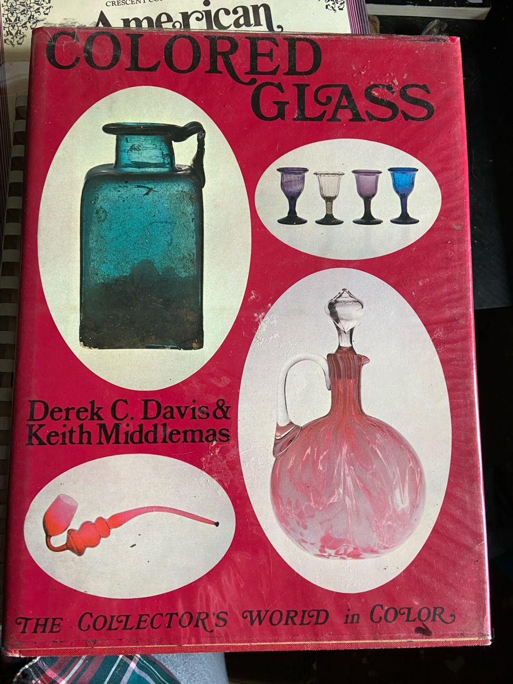 Vintage Colored Glass Glassware Book collectible collectibles antique antiques